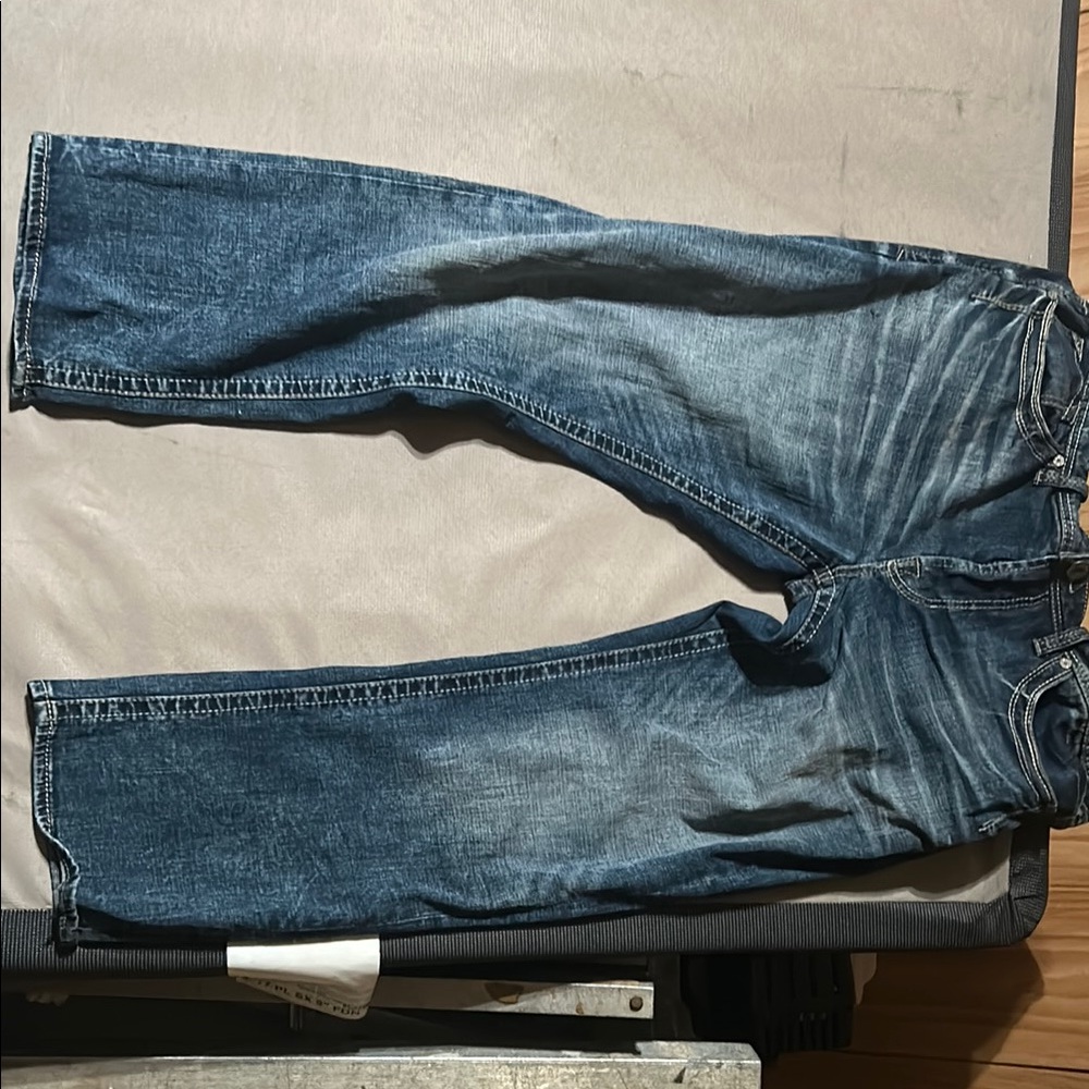 Salvage Men's Relaxed Fit Blue Jeans